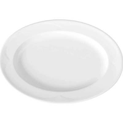 Talíř mělký bílý - 290x200 mm Hendi 794371