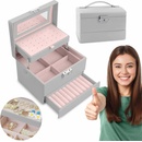 Massido šperkovnice MS-704 šedá