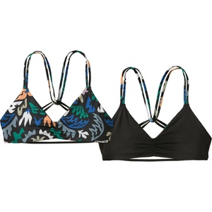 Patagonia Бикини горнище Patagonia Women's Reversible Seaglass Bay Top Bikini top - Kaleido: Black - размер XS (150-0430-1711)
