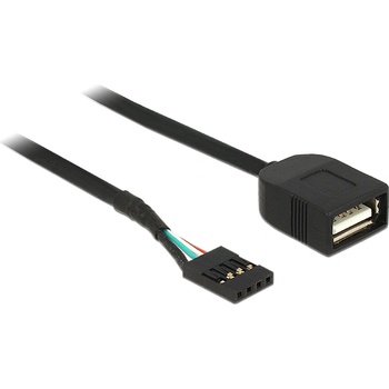 Delock USB кабел с пинхед женски USB 2.0 A-тип женски 40 cm