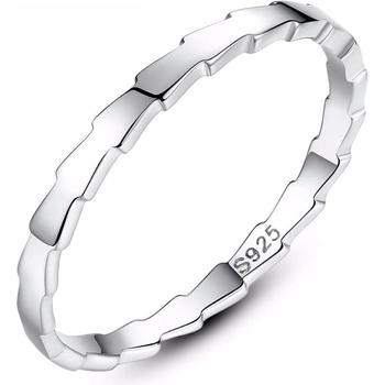 Silenti Jewelry Сребърен пръстен "Доброта" - 8 - 57мм (18.1мм диам. )