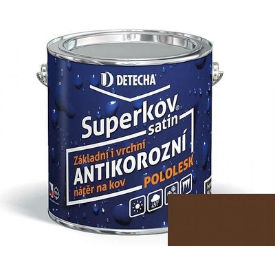 Detecha Superkov SATIN 2,5kg hnědý ořech 8011