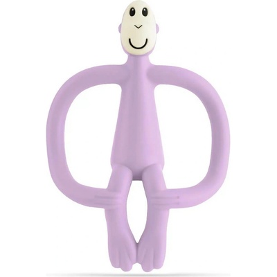 Matchstick Monkey zubní kartáček a kousátko 2v1 Lilac