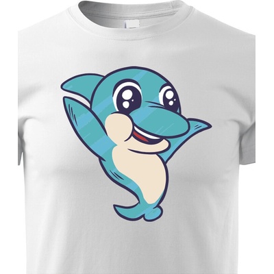 dětské triko Delfínek bílá