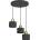 Luminex Polилей на кабел PARKLA 3xE27/15W/230V черен (LU8784A)
