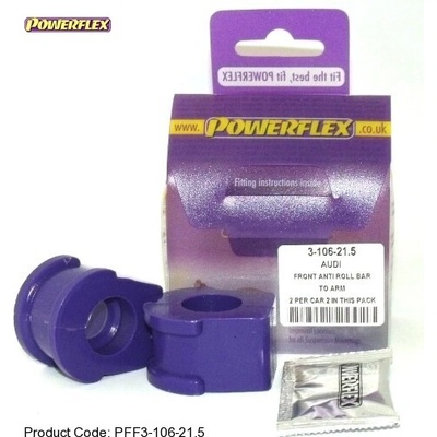 Powerflex Silentbloky Audi 80/90 Avant Quattro (92-96) / S2 B4 / RS2 B4 Front Anti Roll Bar To Control Arm Bush (3)