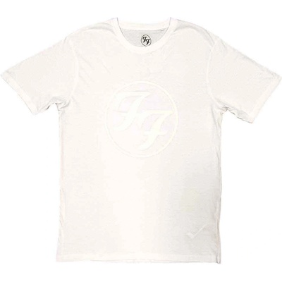 Foo Fighters FF Logo (Hi-Build White-On-White) White L Риза (FOOTS62MW03)