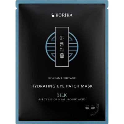 Korika Korean Heritage Silk & 8 Types of Hyaluronic Acid Hydrating Biocellulose Eye Patch Mask 2 pcs