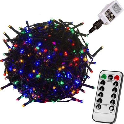 Voltronic Vianočná reťaz 60 m 600 LED farebná ovládač