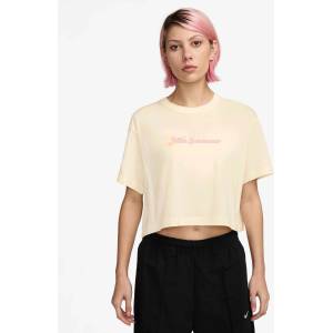 NIKE Тениска w nsw club ss crop tee cc