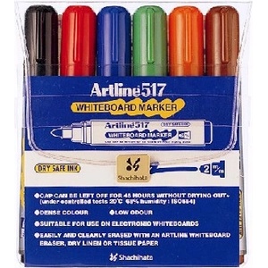 Artline Маркер за бяла дъска 517 6-бр. комплект (EK-517/6W 96)