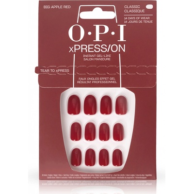 O.P.I. OPI xPRESS/ON Big Apple Red 30 ks