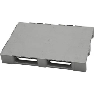 PK Group Paleta plastová plná CLEAN 1200x800x155 mm šedá