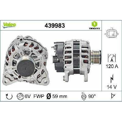 Generátor VALEO 439983