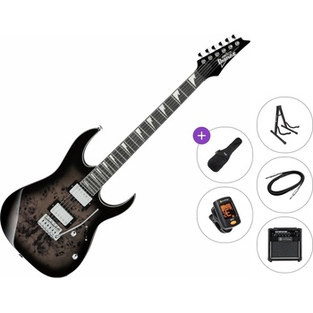 Ibanez GRG220PA1-BKB Premium SET Transparent Brown Black Sunburst Електрическа китара