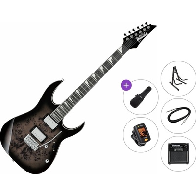 Ibanez GRG220PA1-BKB Premium SET Transparent Brown Black Sunburst Електрическа китара