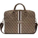 Guess PU 4G Printed Stripes Computer Bag 15/16" Brown GUCB15P4RPSW
