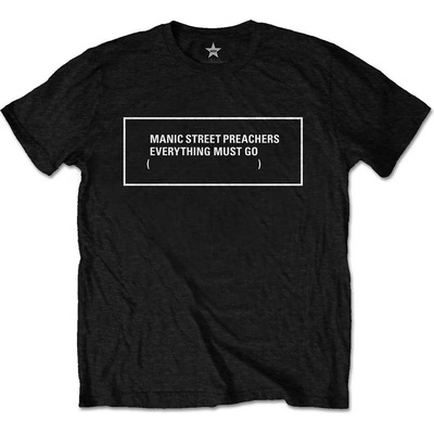 Manic Street Preachers tričko Everything Must Go MonoChrome čierne
