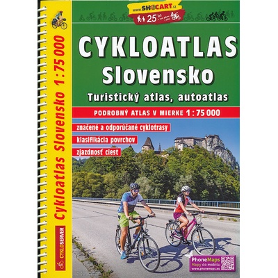 Slovensko 1:75 000 cykloatlas