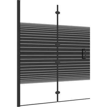 zahrada-XL Skládací sprchový kout ESG 120 x 140 cm černý