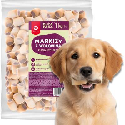 Maced mäkké maškrty pre psov hovädzie markízy 1000 g