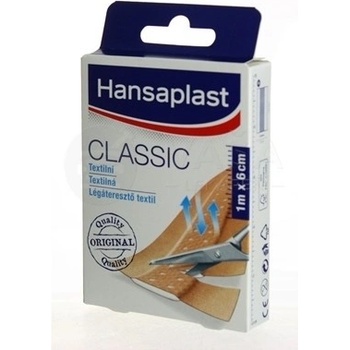 Hansaplast CLASSIC náplasť textilná 6 cm x 1 m 1 ks