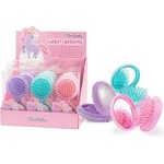 Aquarius Cosmetic Сгъваема четка за коса, Martinelia, Еднорог, Асортимент (MA3015W)