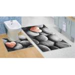 BellaTEX Килимче за баня и тоалетна Тъмни камъни 3D Bellatex Bellatex | Siv | Home | UNI