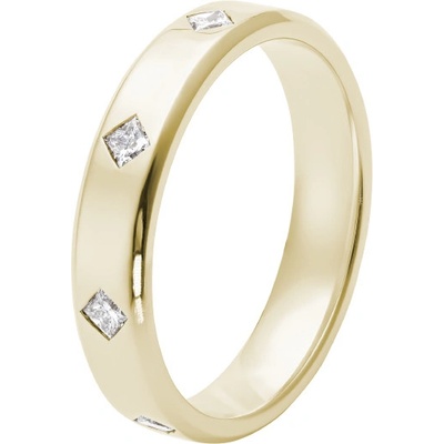 Tiami Prsten ze zlata s diamanty The Cube Žluté zlato RTCY24001