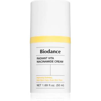 Biodance Radiant Vita Niacinamide Cream Хидратиращ и подхранващ крем за освежаване и изглаждане на кожата 50ml