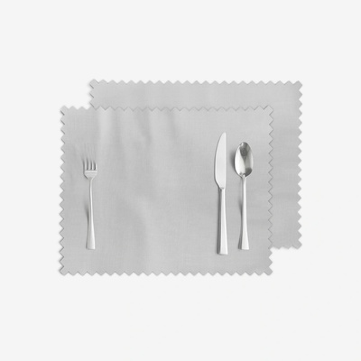 Goldea teflónové prestieranie sivé 2ks 30x40cm