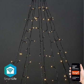 Nedis SmartLife LED Wi-Fi Teplá biela 200 LED 10 x 2 m Android IOS WIFILXT01W200