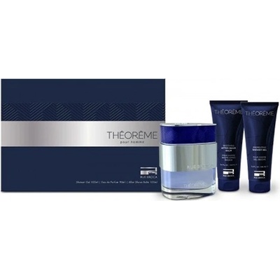 Afnan Комплект за мъже Afnan Rue Broca Theoreme Homme - Eau de Parfum 90 мл + Афтъпшейв балсам 100 мл + Душ гел 100 мл