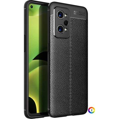 realme Oppo Realme GT2 Pro Удароустойчив Litchi Skin Калъф и Протектор