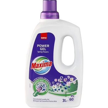 Sano Концентриран гел за пране Sano - Maxima Spring Flowers, 60 пранета, 3 L (7290102992164)