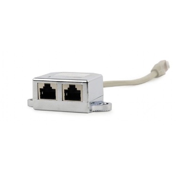 Gembird Мрежов сплитер Gembird, LAN FTP 2 x RJ45, Бял (NCA-SP-02) (NCA-SP-02)