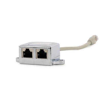 Gembird Мрежов сплитер Gembird, LAN FTP 2 x RJ45, Бял (NCA-SP-02)