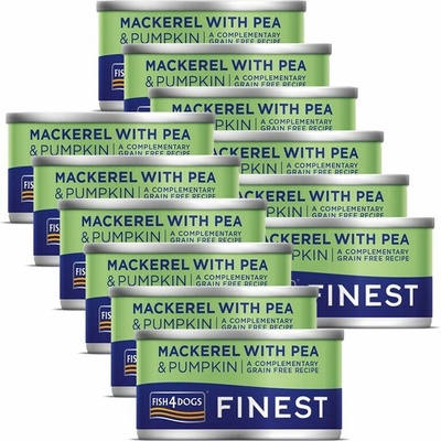 Fish4Dogs Finest Mackerel with Pea 12 x 85 g