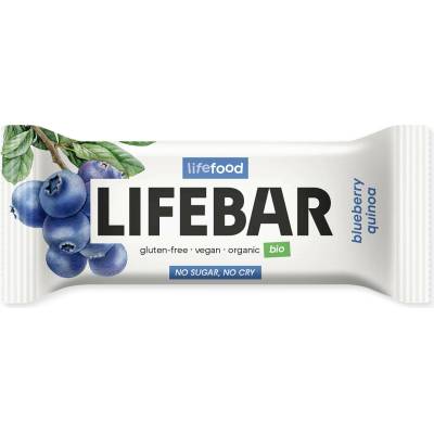 Lifefood Lifebar Tyčinka čučoriedková s quinoou raw BIO 40 g