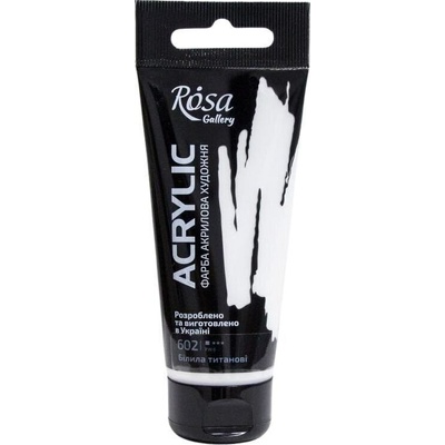 Rosa Gallery АКРИЛНА боя Titanium White (602) 60 ml 1 бр (3241602)