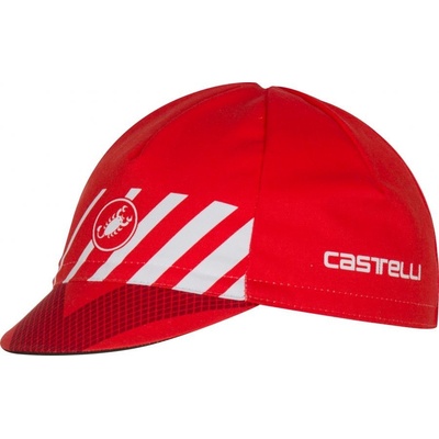 Castelli Velocissimo Cap red/white
