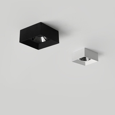 Led луничка burr sq - Полуоткрит Монтаж с Квадратен Дизайн (1034)