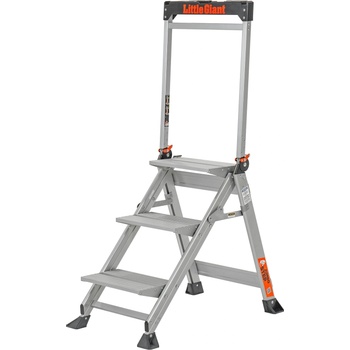 Little Giant Ladder Алуминиева степ стълба Little Giant Jumbo Step с ултра широки 1x3 стъпала (11903EN)