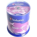 Verbatim DVD+R 4,7GB 16x, AZO, cakebox, 100ks (43551)