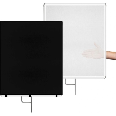 Phototools Difúzny, tieniaci panel 75x90cm bielo čierny