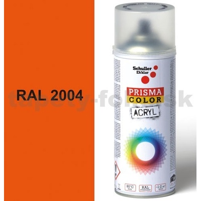 Schuller Ehklar PRISMA COLOR Lack Spray akrylový sprej 91306 Oranžový 400 ml