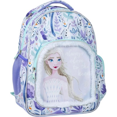 Cerda ГОЛЯМА УЧЕНИЧЕСКА РАНИЦА С ПУХ 42 cm frozen