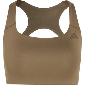 adidas Дамски спортен сутиен adidas Women's Optime Workout Medium Support Bra Sports bra - Khaki Six - размер XS (114-4091-0211)