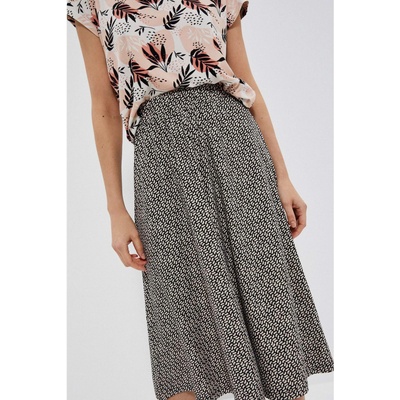 Moodo Бяло-черна дамска шарена пола Moodo Moodo | Cheren | ЖЕНИ | XS