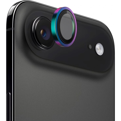 Blueo Протектор - Камера за iPhone 17 Air - Син - Оригинална метална рамка със стъклени лещи - Цветен